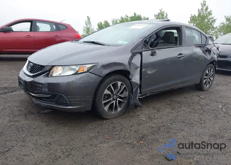 2015 Honda Civic Ex z USA, uszkodzony, nr VIN 2HGFB2F88FH505349